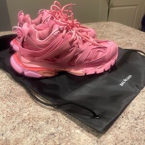 Balenciaga Women's Vibrant Pink Sneakers